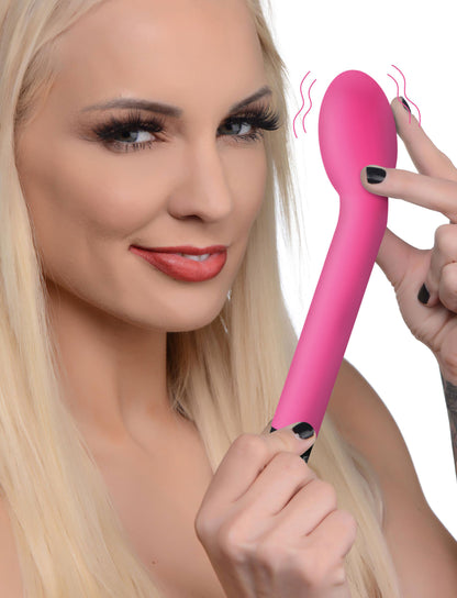 XR Brands 10x G-Spot Vibrator - Pink - 3 Speeds and 7 Patterns
