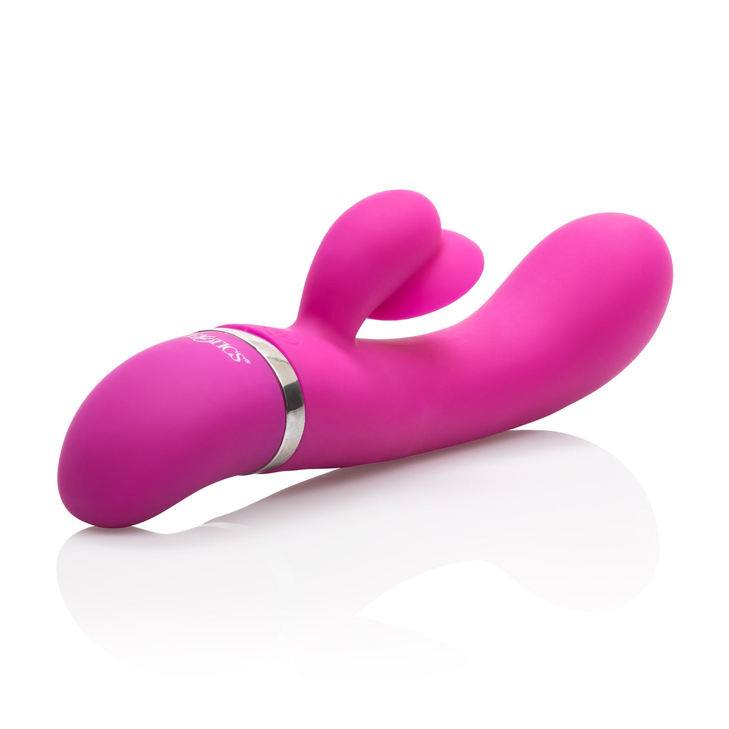 CalExotics Foreplay Frenzy Climaxer Dual Stimulator with 12 Functions - Pink