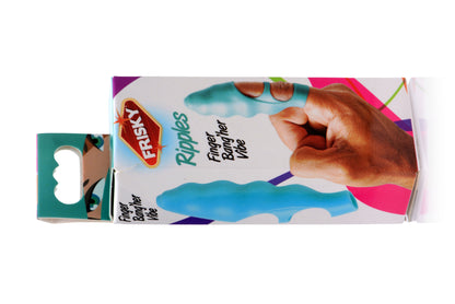 Ripples Finger Bang-Her Vibe – Teal – Vibrating Finger Accessory