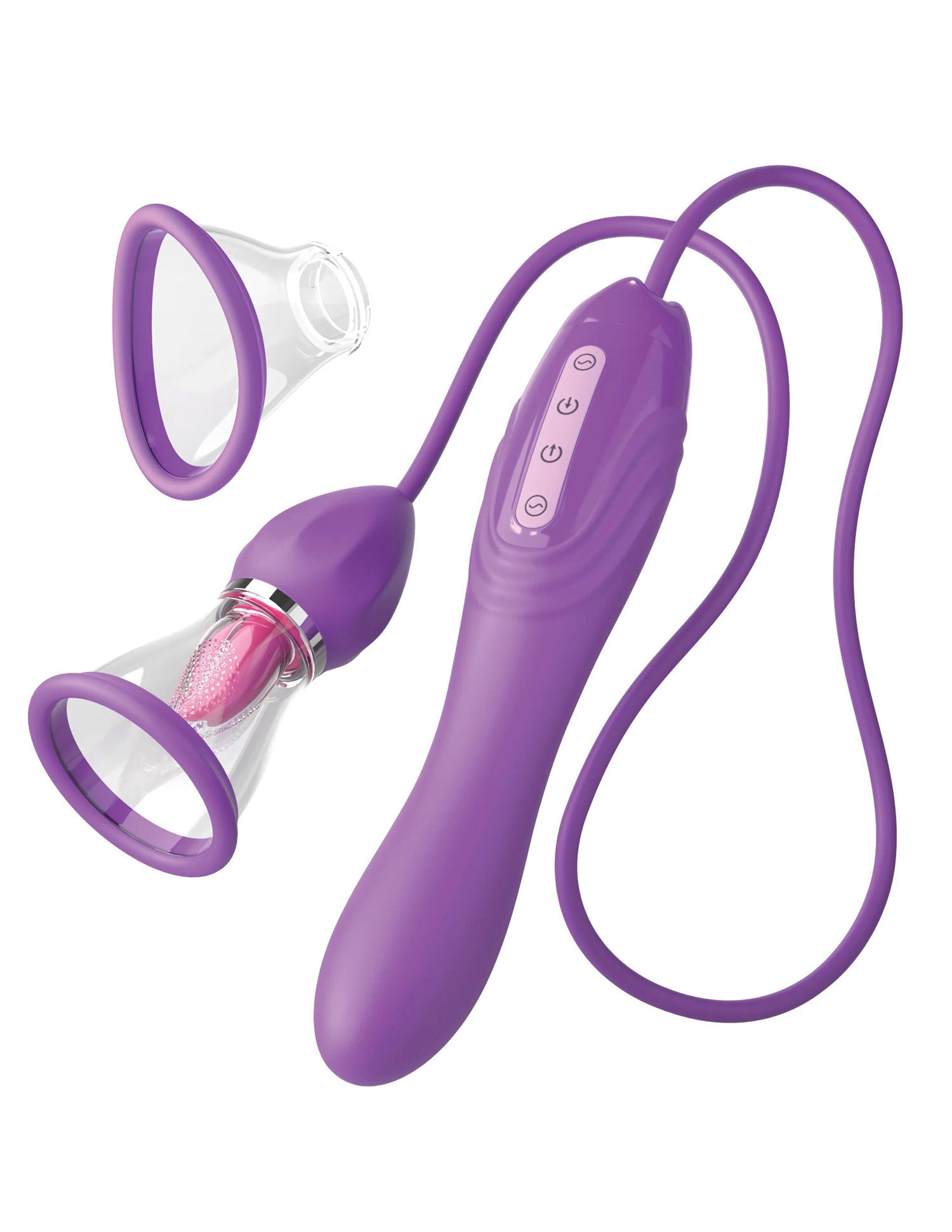 Pipedream Her Ultimate Pleasure Max - Multi-Function Suction and Vibration Device - Purple