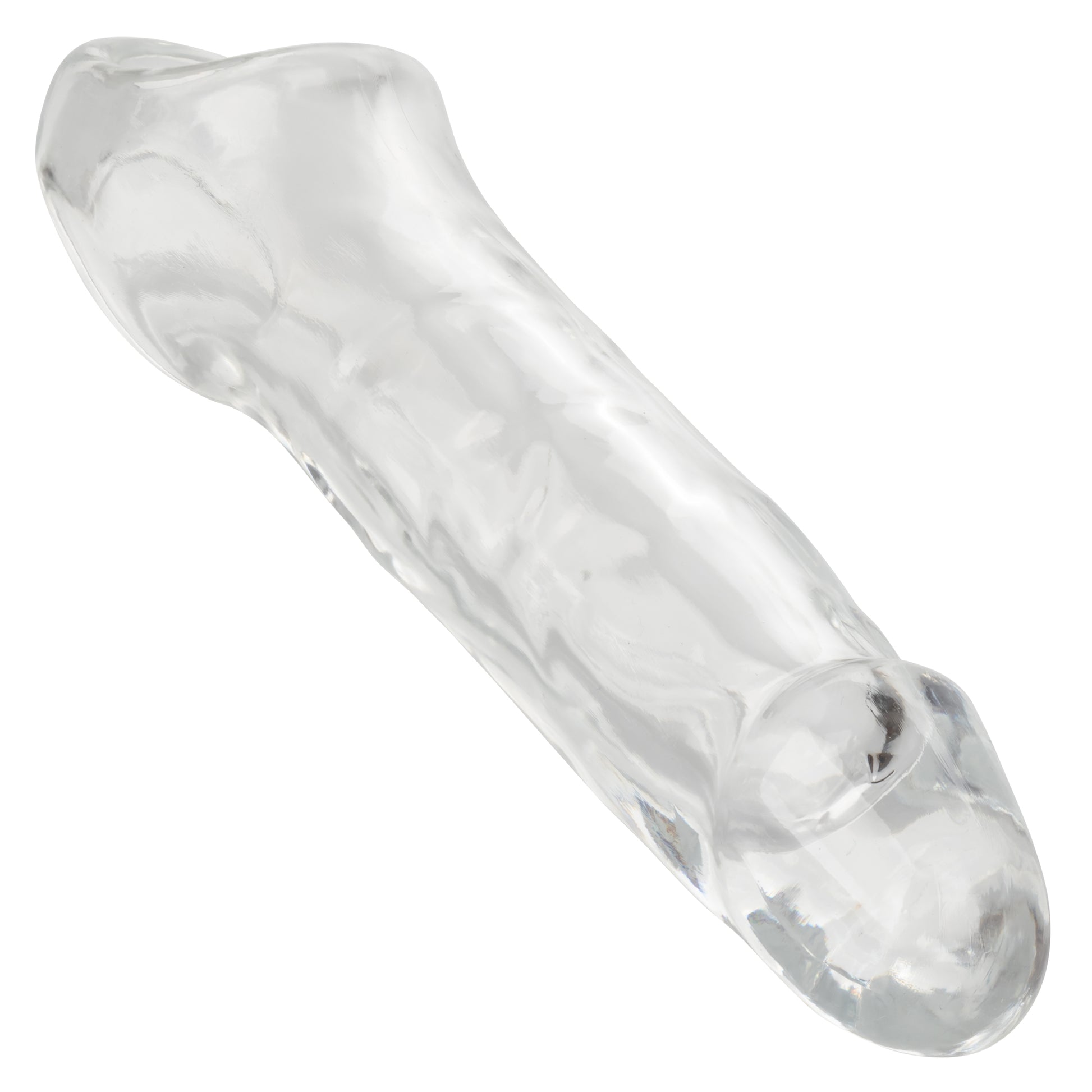 CalExotics Performance Maxx Clear Extension 6.5 Inch Hollow Design with Scrotum Strap – Clear