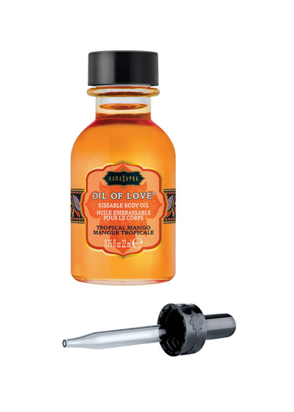 Kama Sutra Oil of Love - Tropical Mango - Foreplay Oil - 0.75 Fl. Oz.