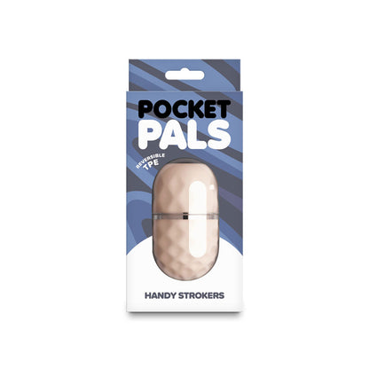 nsnovelties Pocket Pals Diamond White Reversible TPE Stroker – Realistic Sensations