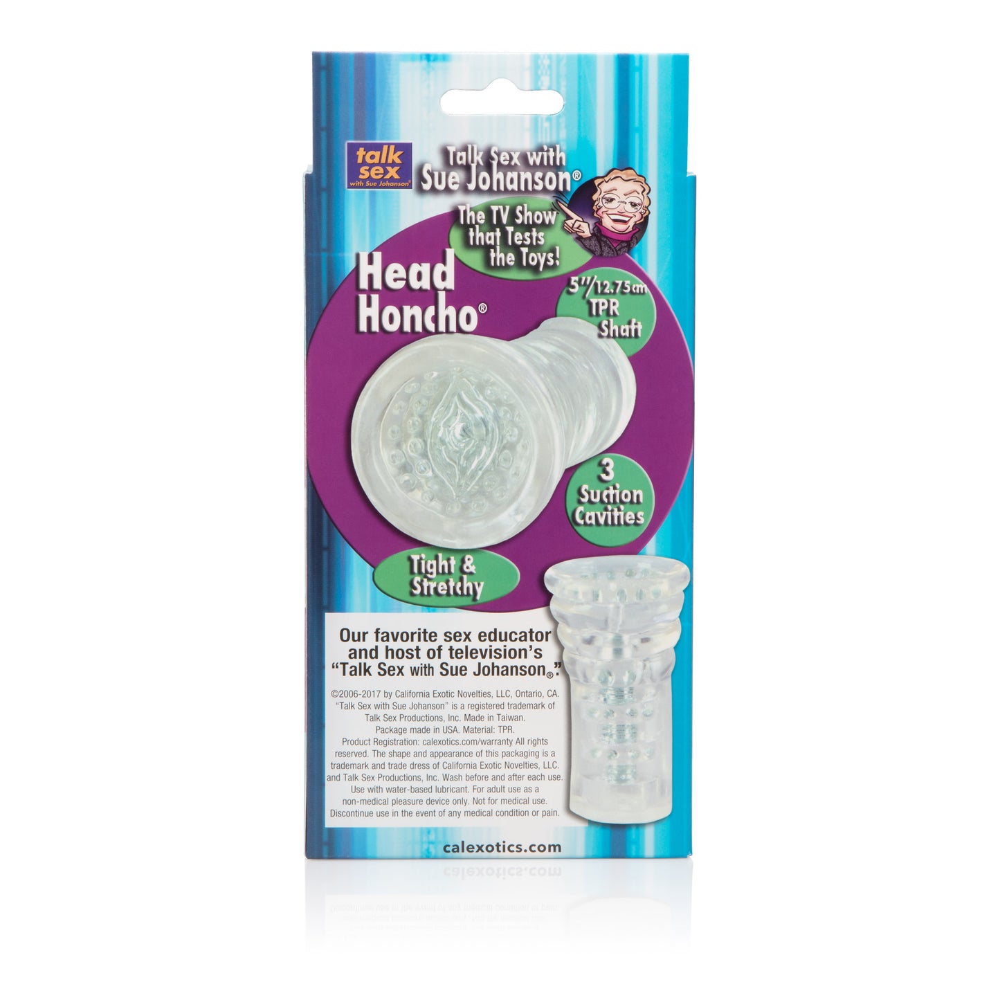 Sue Johanson Head Honcho Masturbator with Suction Chambers – Gold