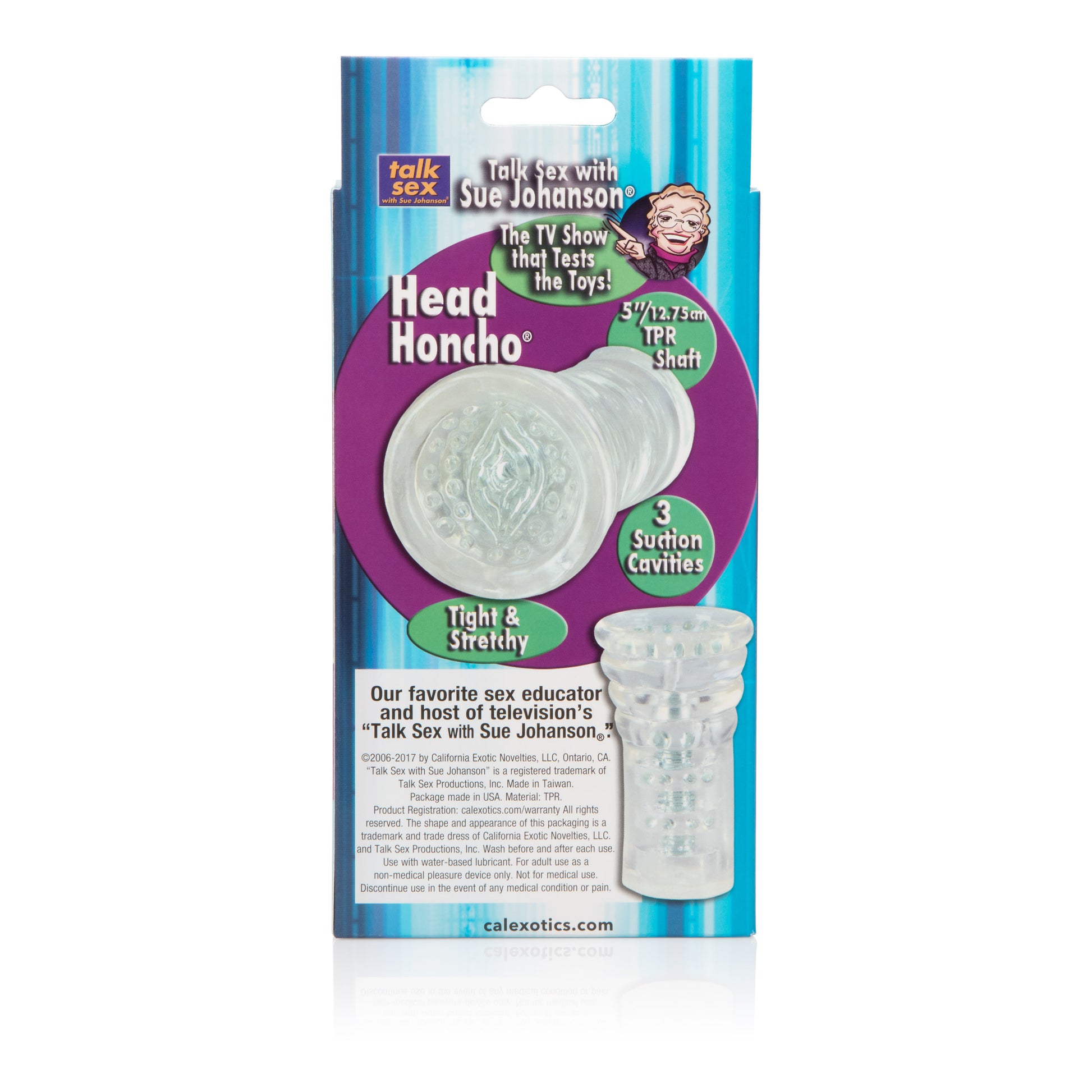 Sue Johanson Head Honcho Masturbator with Suction Chambers – Gold
