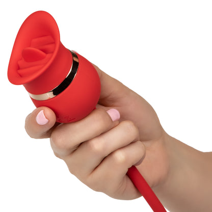 CalExotics French Kiss Casanova Teaser with Vibrating Bullet – Red