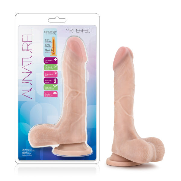 Blush Mister Perfect Dual Density Realistic Dildo with Suction Cup – Beige