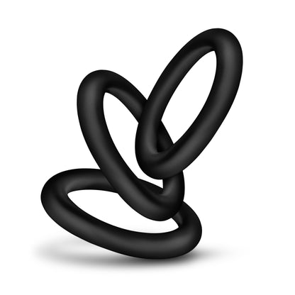Blush Performance Vs2 Pure Premium Silicone Cockrings - Small - Black