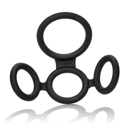 CalExotics Big Man's Spreader – Four-Point Erection Enhancement System – Black