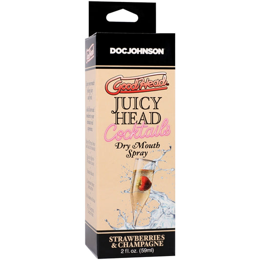 Goodhead Juicy Head Dry Mouth Spray - Strawberry/Champagne Flavor - 2oz