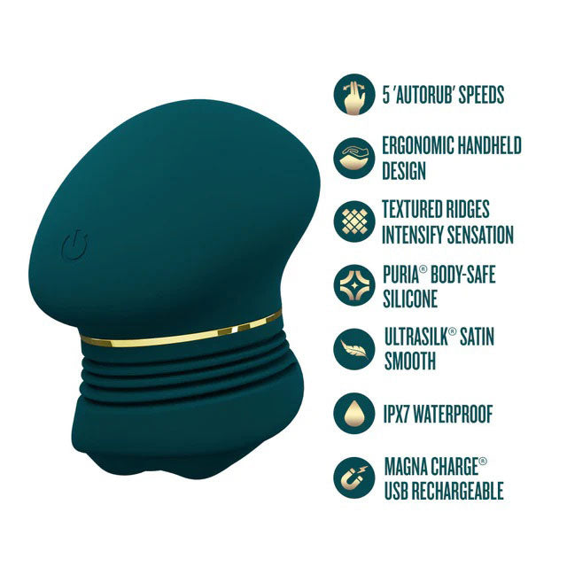 Blush Collection Riana Clitoral Stimulator – Dark Teal