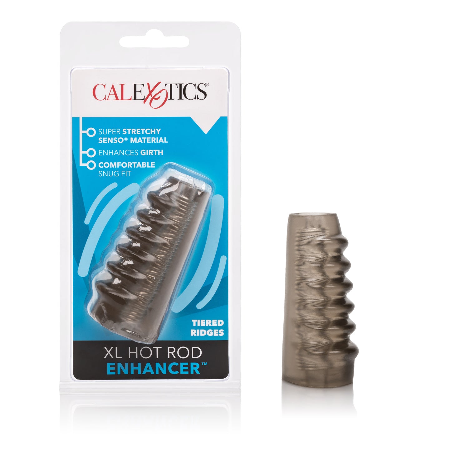 CalExotics Bigger and Better Hotrod Enhancer – Gray – Super-Stretchy and Comfortable
