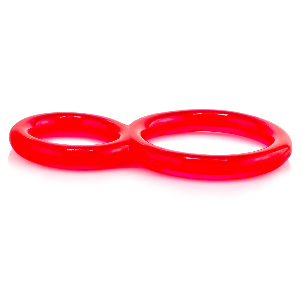 Ofinity Double Ring Erection Enhancer – Red