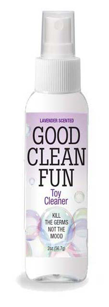 Good Clean Fun Toy Cleaner - Lavender - 2 Fl Oz - Disinfectant for Pleasure Toys