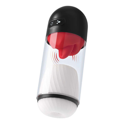 Nasstoys Delite Masturbator with Tongue Action - White