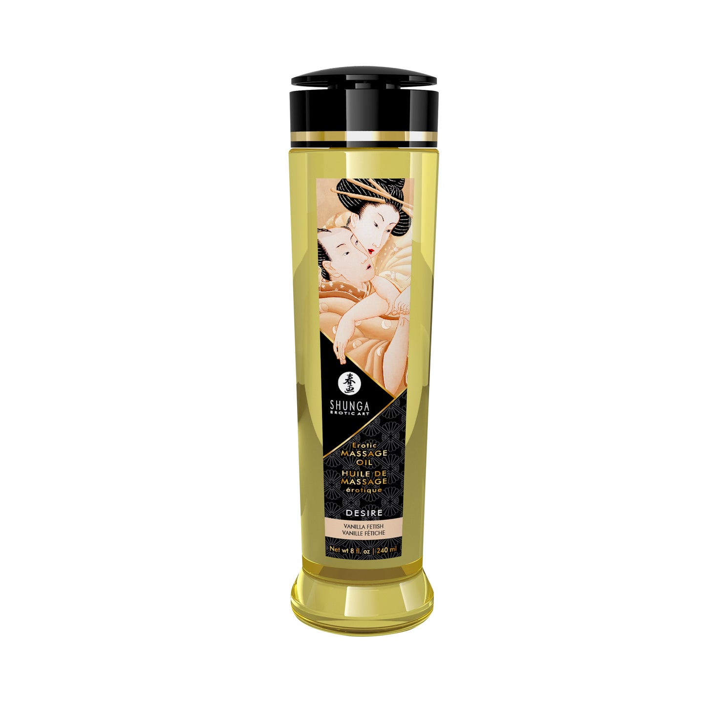 Shunga Desire Massage Oil – Vanilla – 8 Fl. Oz.