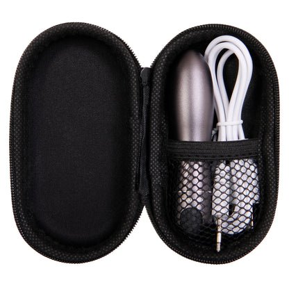Evolved Novelties Travel-Gasm 10-Speed Waterproof Bullet Vibrator - Gunmetal