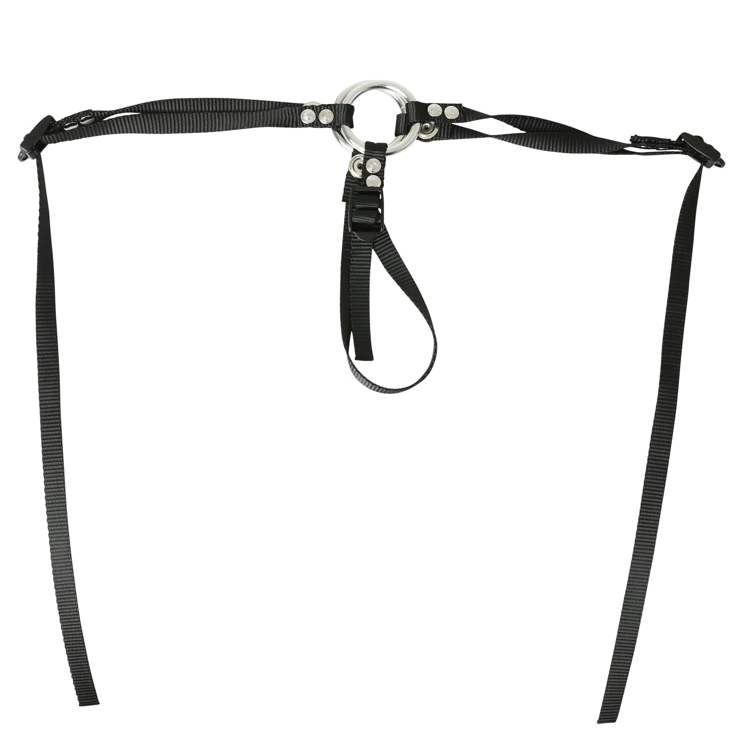 Sportsheets Bare as You Dare Strap-On Thong – Black