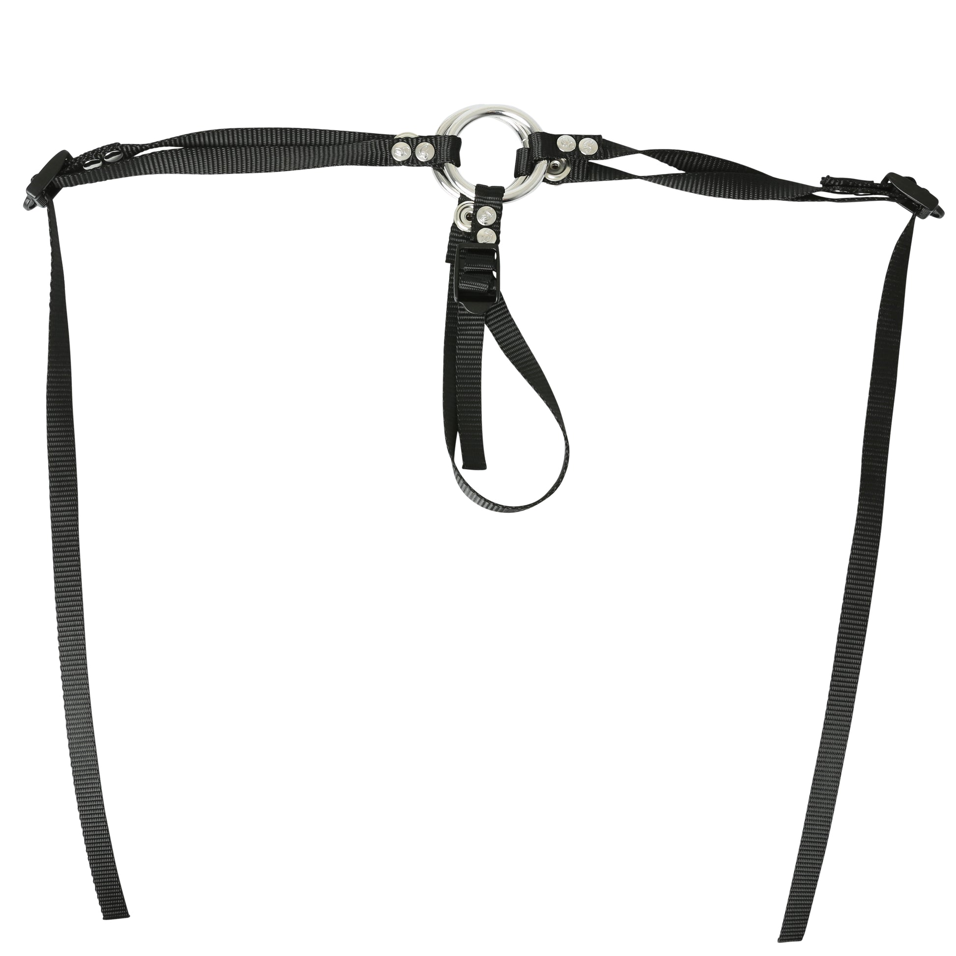 Sportsheets Bare as You Dare Strap-On Thong – Black