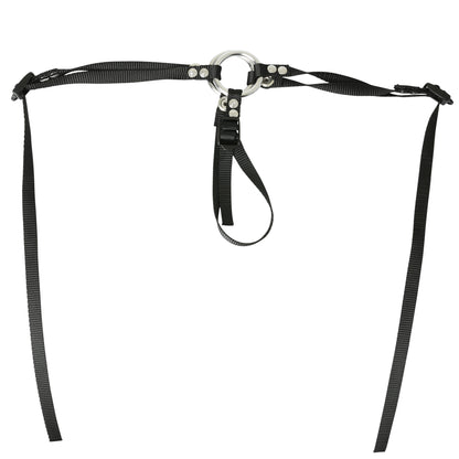 Sportsheets Bare as You Dare Strap-On Thong – Black