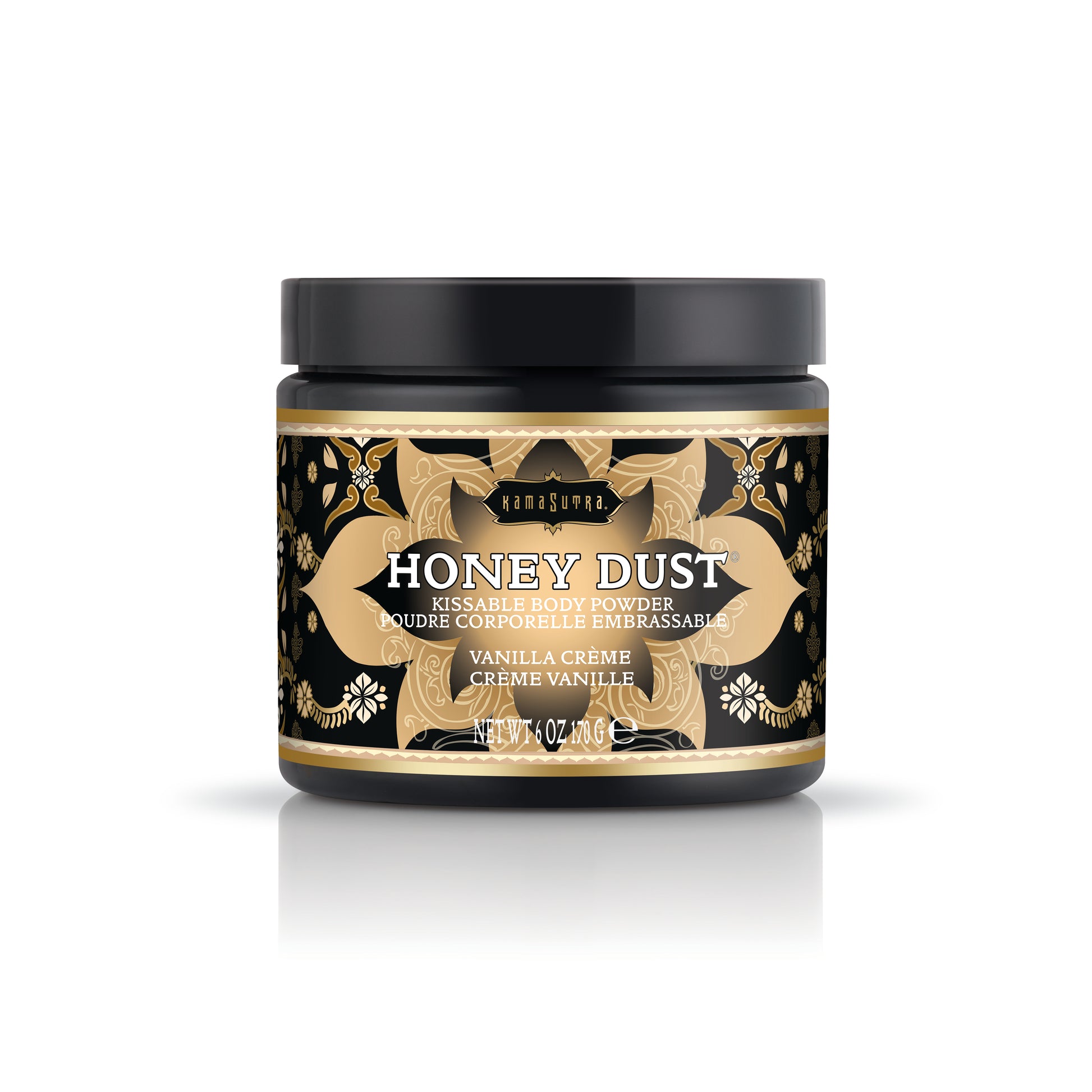 Kama Sutra Honey Dust Kissable Body Powder - Vanilla Creme - 6 Oz
