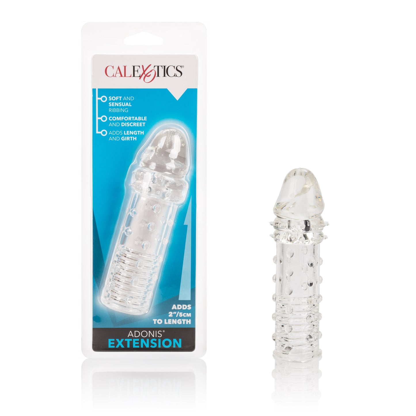 CalExotics Adonis Extension Penis Sleeve – Clear