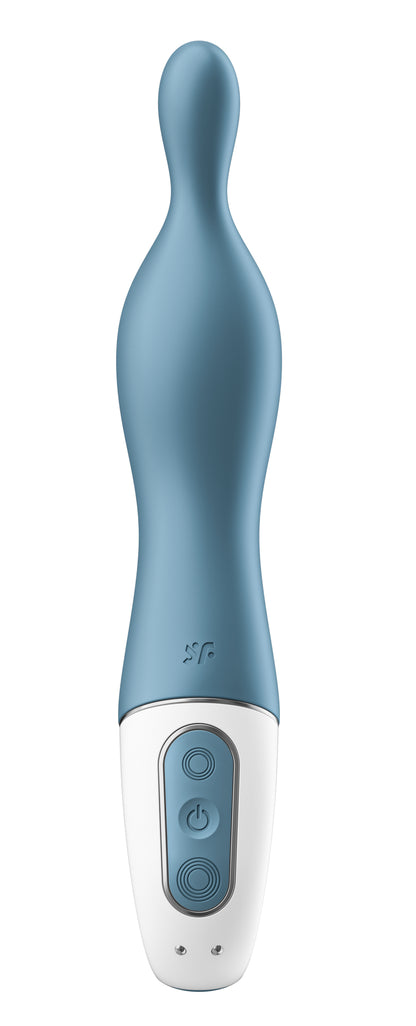 Satisfyer A-Mazing 1 A-Spot Vibrator - Blue - Ergonomic Shape with 2 Motors