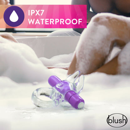 Blush Play With Me Bull Vibrating C-Ring - Purple