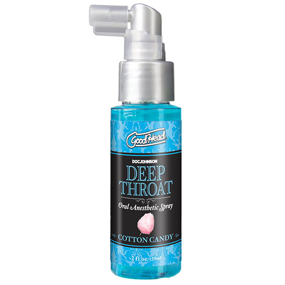 Doc Johnson Goodhead Deep Throat Spray – Cotton Candy Flavor – 2 Fl. Oz.