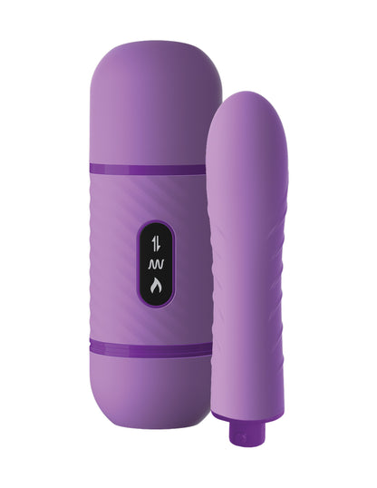 Pipedream Fantasy for Her Love Thrust-Her Thrusting Warming Vibrator - Purple