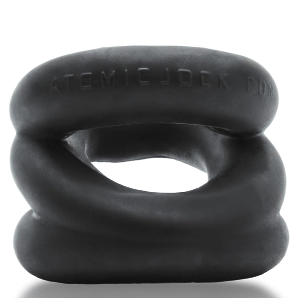 Oxballs Z-Balls Zig-Zag Cockring Ballstretcher – Black