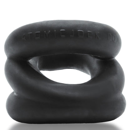 Oxballs Z-Balls Zig-Zag Cockring Ballstretcher – Black