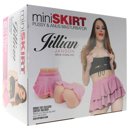 Jillian Janson Mini Skirt Pussy and Anus Masturbator - Realistic Beige