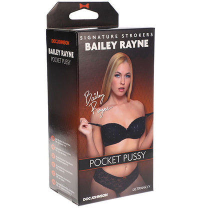Doc Johnson Bailey Rayne Signature Stroker - Realistic Pocket Pussy - Beige