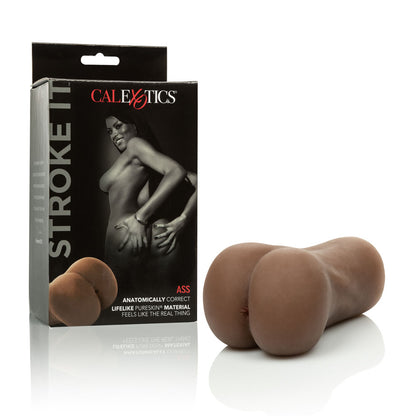 CalExotics Stroke It Ass – Realistic Male Stroker – Brown