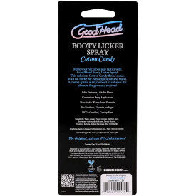 Goodhead Booty Licker Spray Cotton Candy Flavor – 1 Fl Oz