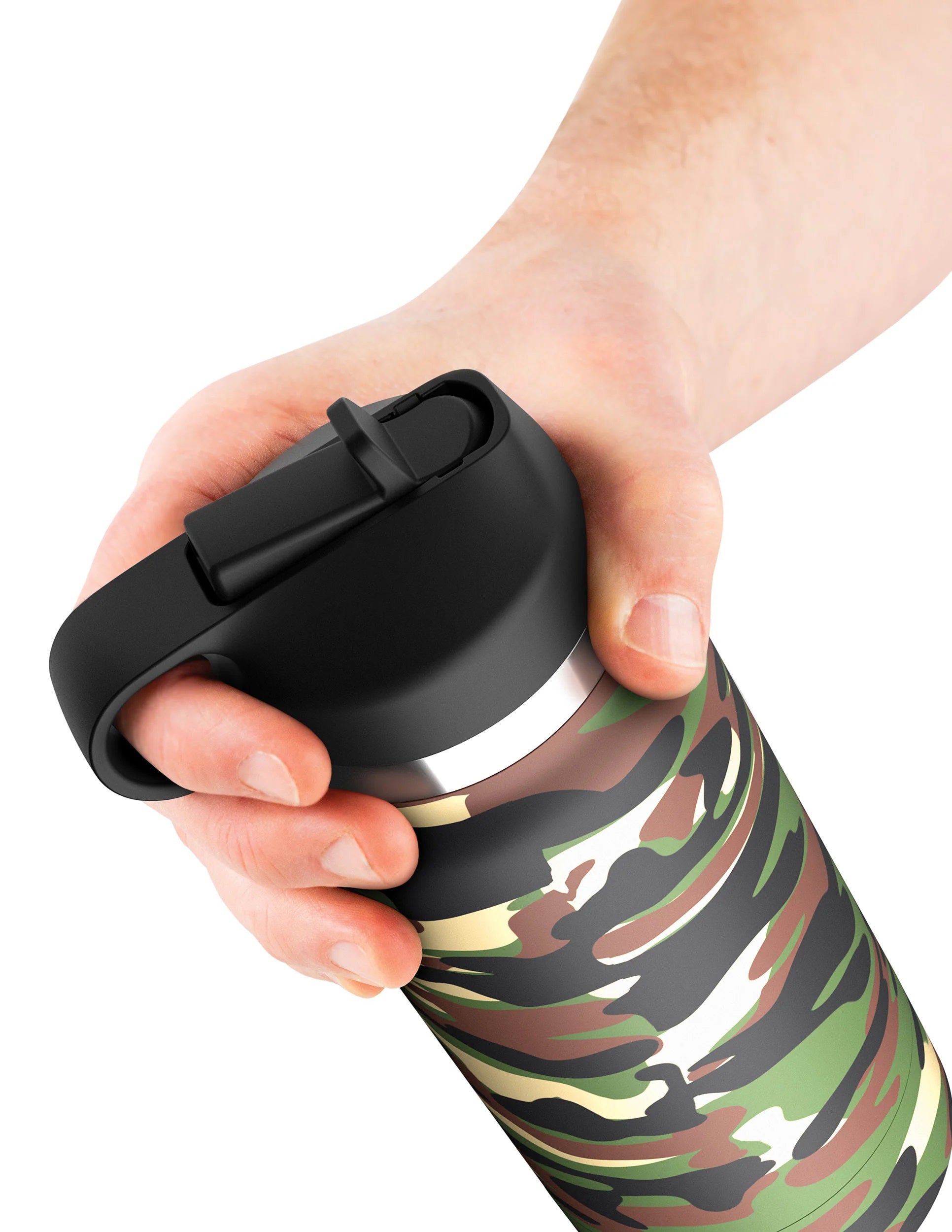 Pipedream Fap Flask Happy Camper Stroker – Green