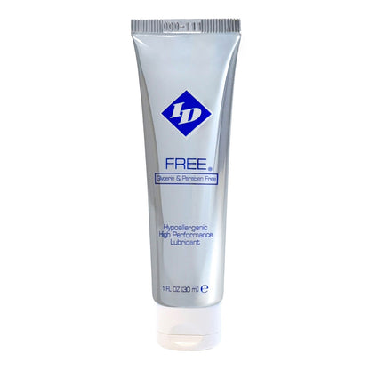 ID Free 1oz Tube – Water-Based Personal Lubricant – Fragrance-Free
