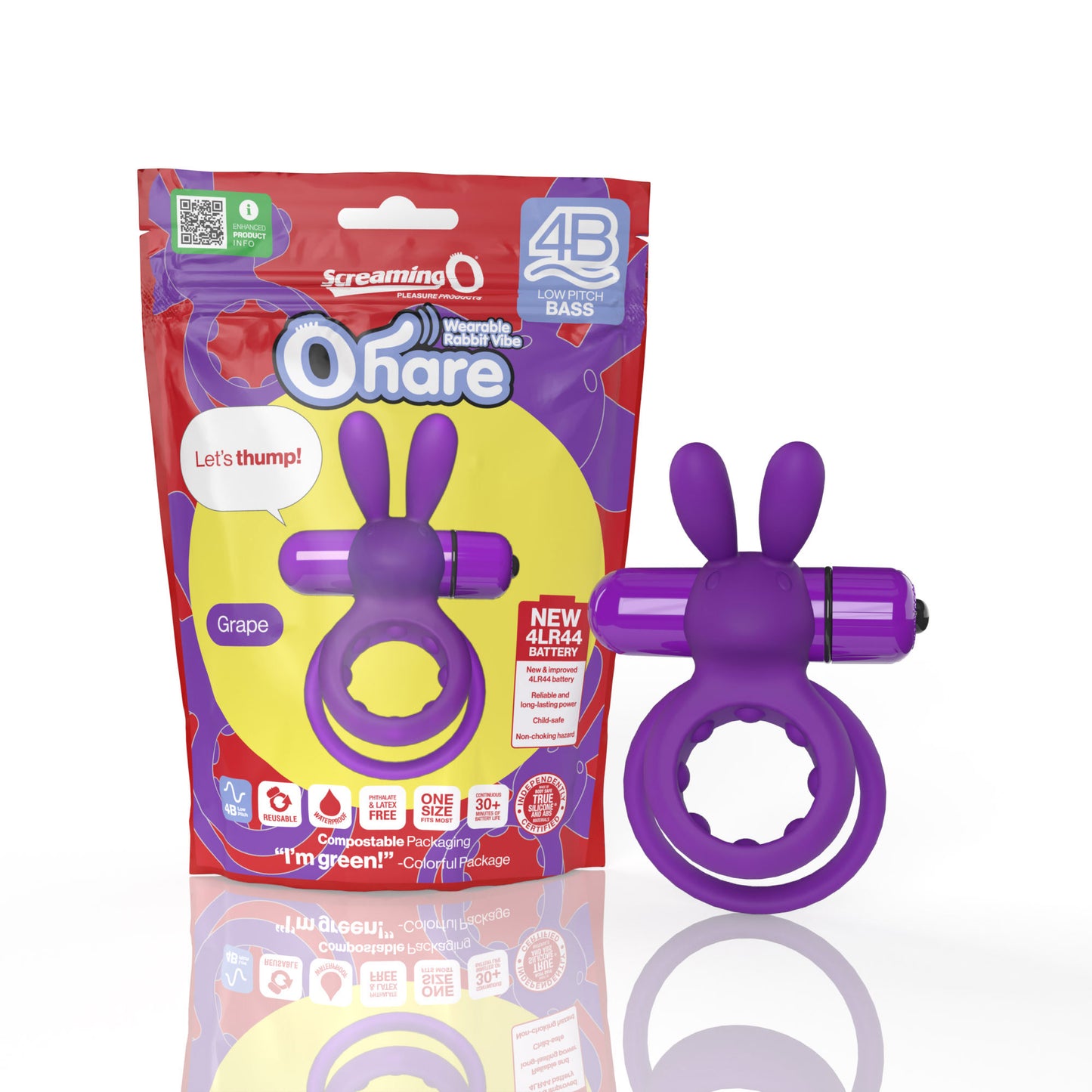 Screaming O Ohare Wearable Rabbit Vibe – Purple