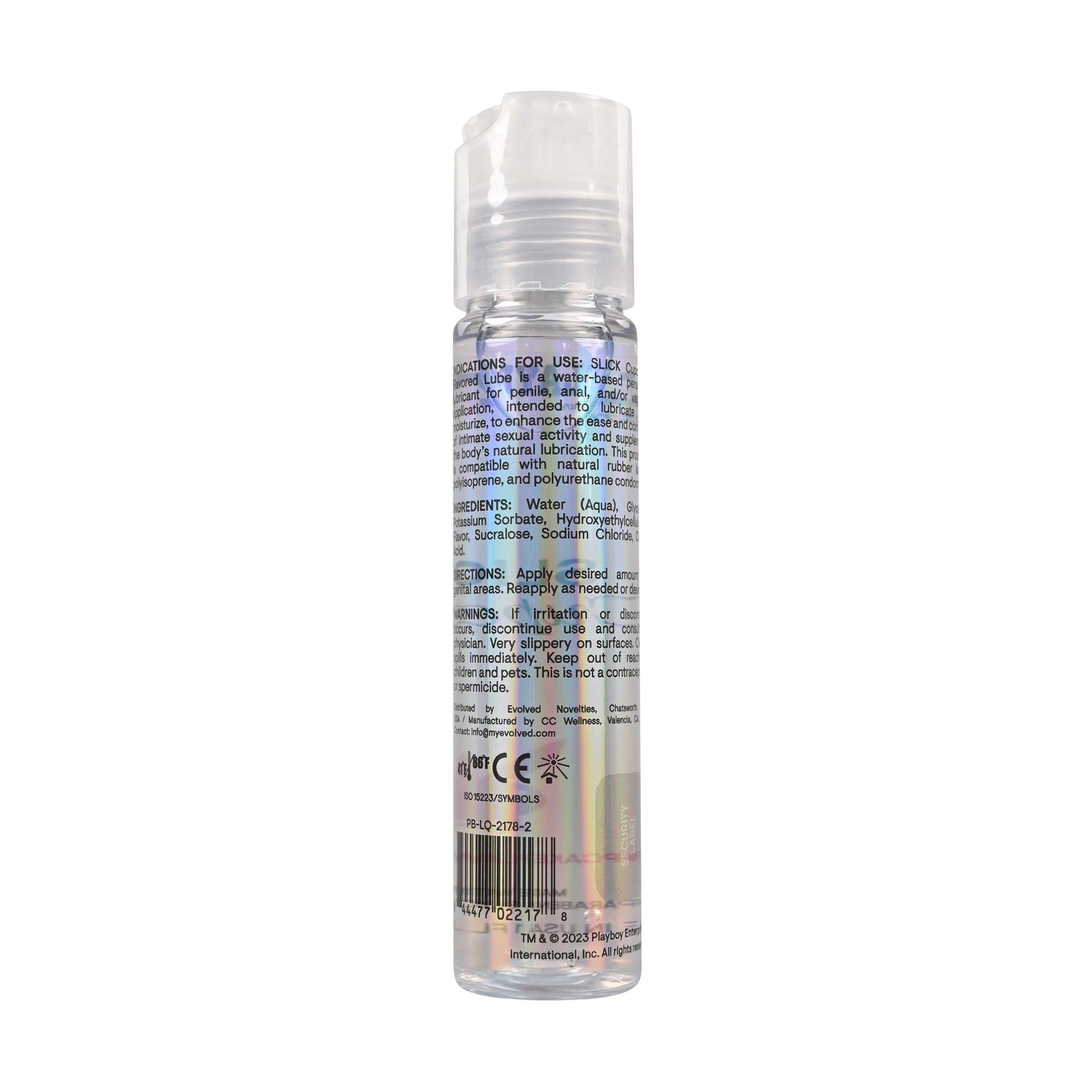Playboy Pleasure Slick Cupcake Flavored Lubricant 1 Oz