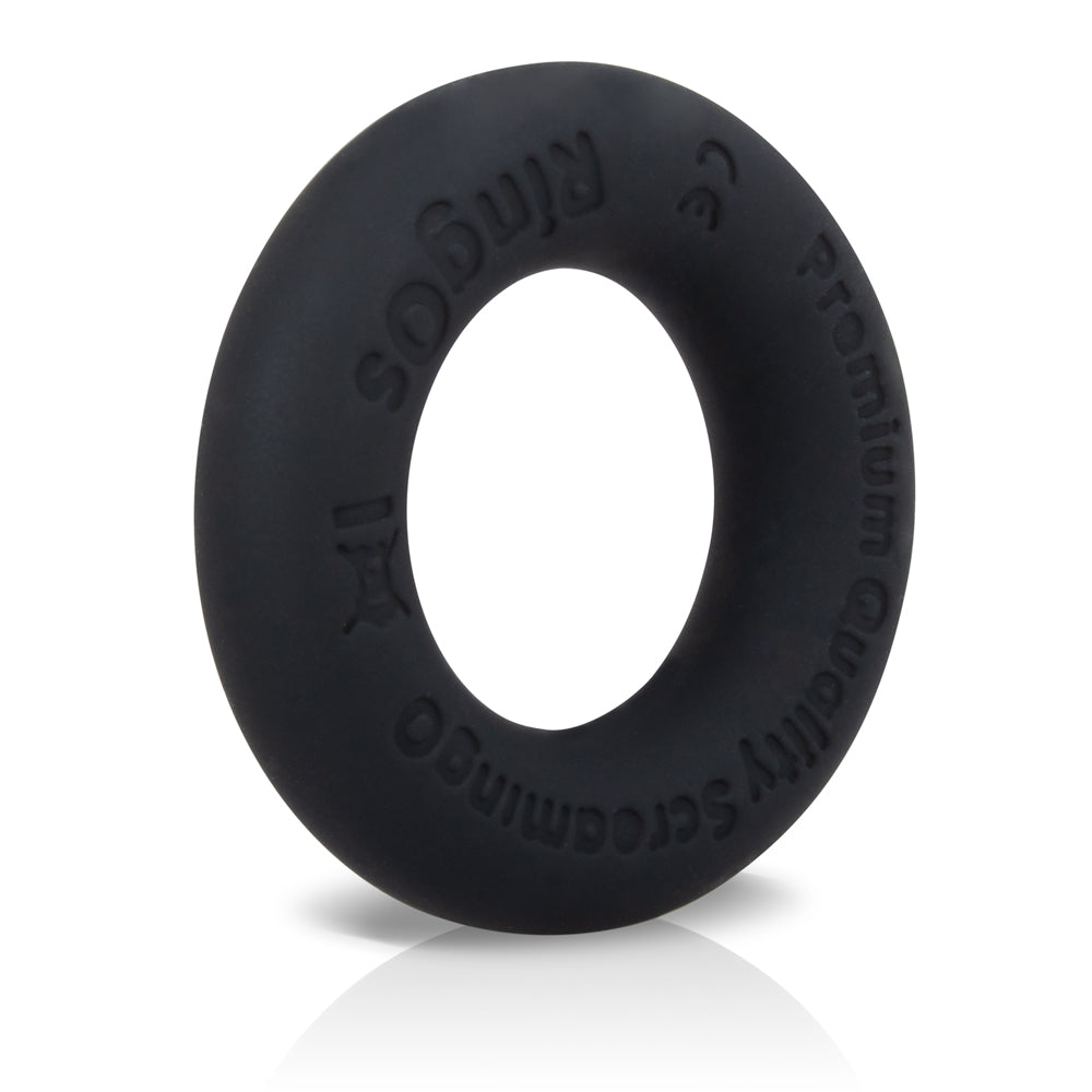 Screaming O RingO Ritz Cockring - Black, Ultra-Soft Liquid Silicone