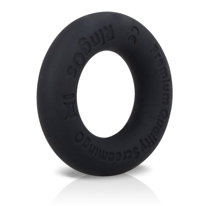 Screaming O RingO Ritz Cockring - Black, Ultra-Soft Liquid Silicone