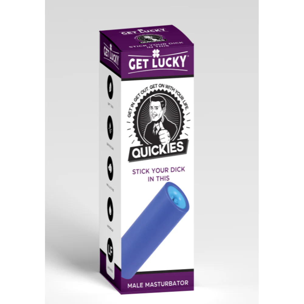 Viben Quickies Stick Your Dick in This Masturbator – Blue – Waterproof