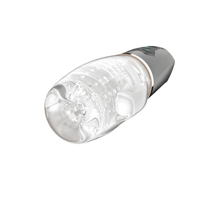 The Male Rose 2 Dual Motor Masturbator with 10 Vibration and 5 Suction Modes - Clear