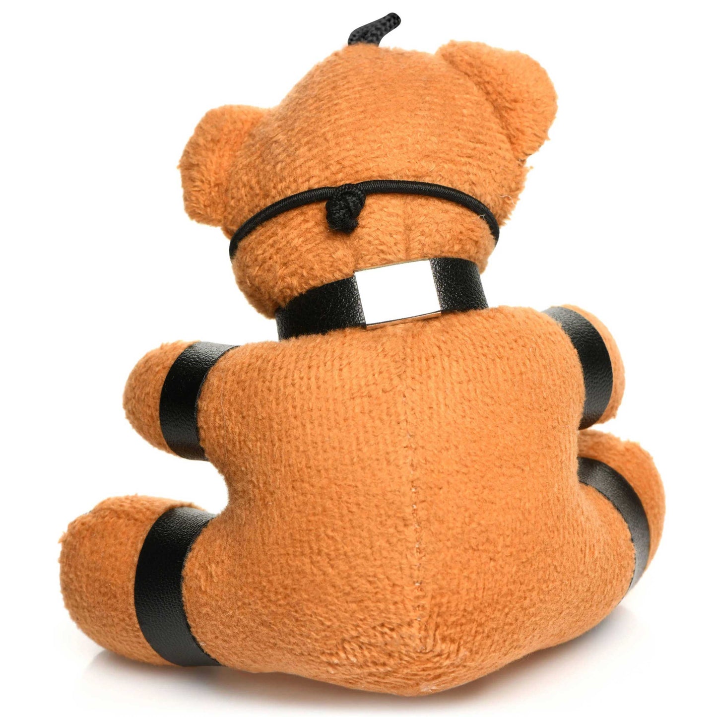 Gagged Teddy Bear Keychain – Fun Gag Gift – Burnt Orange