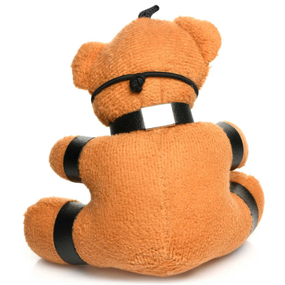 Gagged Teddy Bear Keychain – Fun Gag Gift – Burnt Orange