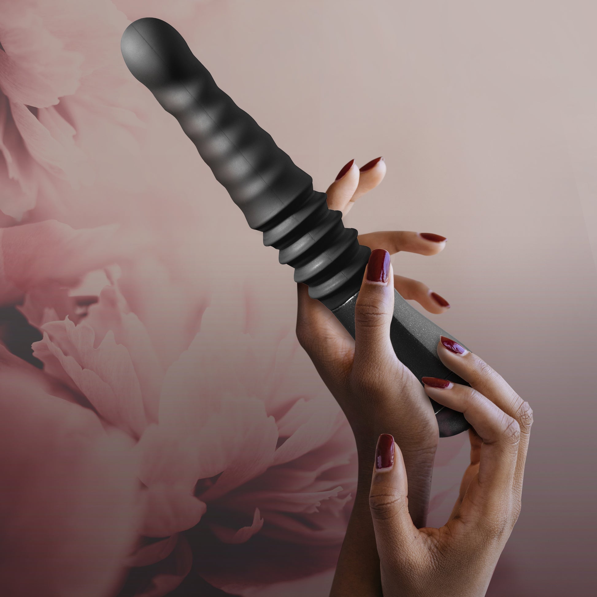 Temptasia Lazarus Thrusting Dildo with G-Spot Stimulation - Black