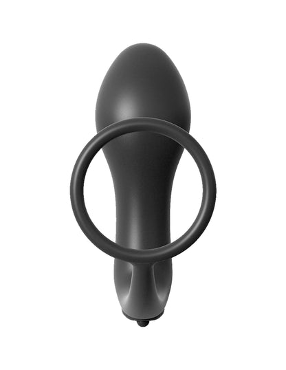 Pipedream Ass Gasm Vibrating Cockring Plug – Black