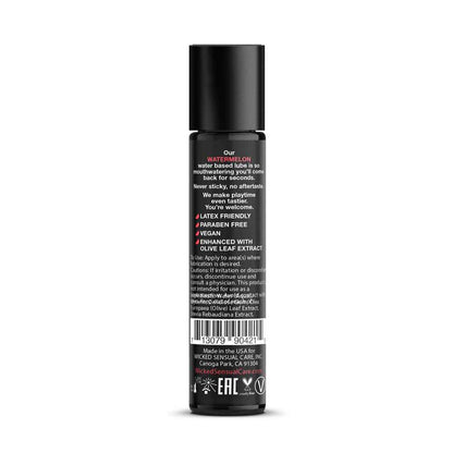 Wicked Aqua Watermelon Flavored Water Based Intimate Lubricant – 1 Fl. Oz.