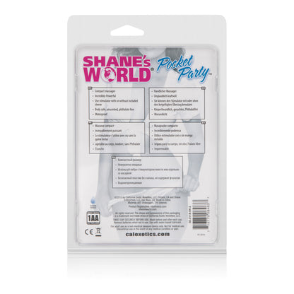 CalExotics Shane's World Pocket Party Massager – Pink